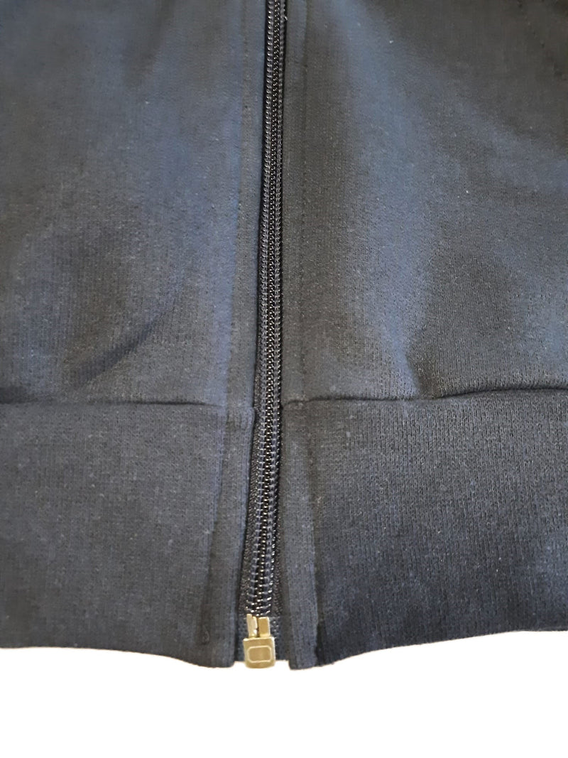 Felpa Cappuccio Bambino [Wally] in Cotone Pesante con Zip Lunga - Made in Italy
