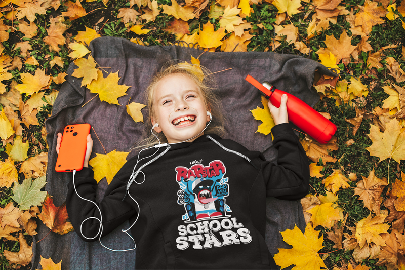 Felpa Cappuccio Bambino Rapstar [School of Stars]