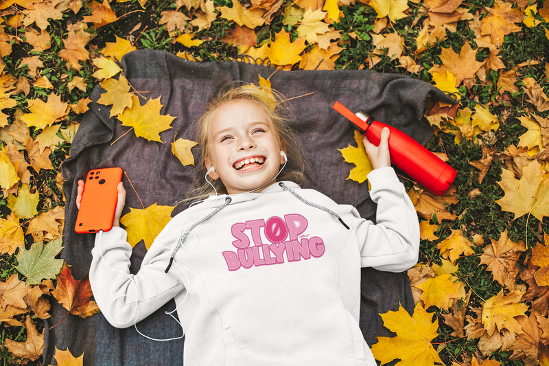 Felpa Cappuccio Bambino Stop Bullying [School of Stars]
