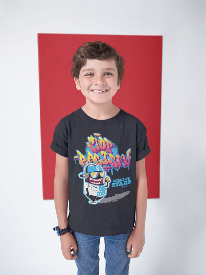 T-shirt Bambino Stop Racism [School of Stars]