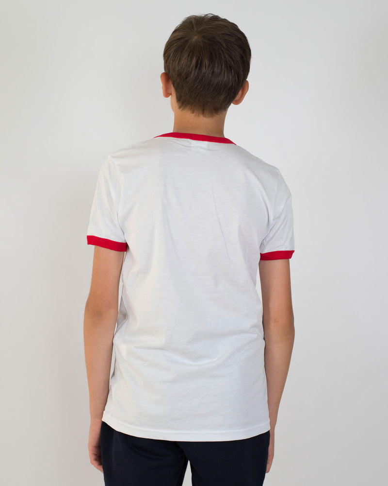 T-shirt Bambino [Donkey] in Cotone Colori a Contrasto - Made in Italy