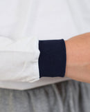 T-shirt Bambino Manica Lunga [Sarah] in Cotone Colori a Contrasto - Made in Italy