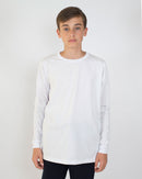 T-shirt Bambino Manica Lunga [Sarah] in Cotone Colori a Contrasto - Made in Italy