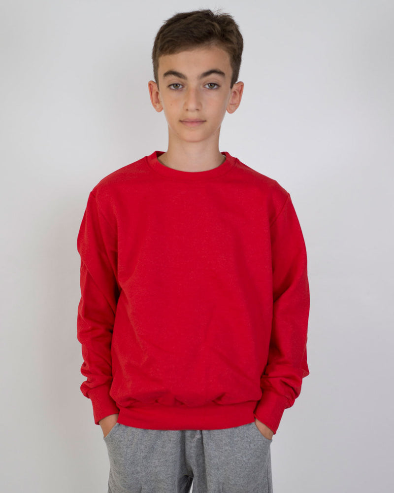 Felpa Girocollo Bambino [Solo] in Cotone Pesante - Made in Italy