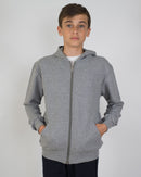 Felpa Cappuccio Bambino [Zippy] in Cotone con Zip Lunga - Made in Italy