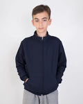 Felpa Collo Alto Bambino [Jack] in Cotone con Zip Lunga - Made in Italy