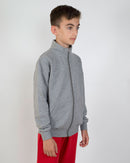 Felpa Collo Alto Bambino [Jack] in Cotone con Zip Lunga - Made in Italy