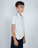 Polo Manica Corta Bambino [Polly] in Cotone Piquè - Made in Italy