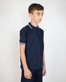 Polo Manica Corta Bambino [Polly] in Cotone Piquè - Made in Italy