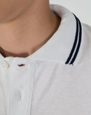 Polo Manica Lunga Bambino [Thunder] in Cotone Piquè - Made in Italy