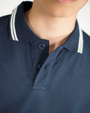 Polo Manica Lunga Bambino [Thunder] in Cotone Piquè - Made in Italy