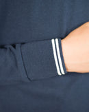 Polo Manica Lunga Bambino [Thunder] in Cotone Piquè - Made in Italy