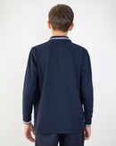 Polo Manica Lunga Bambino [Thunder] in Cotone Piquè - Made in Italy