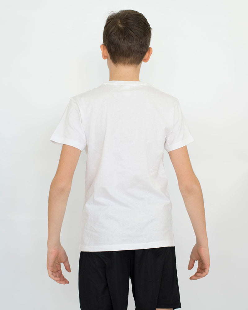 T-shirt in cotone con logo in Grigio - C P Company Kids T-shirt in cotone con logo in Grigio - C P Company Kids