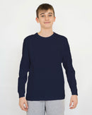 T-shirt Bambino Manica Lunga [Flynn] in Cotone con Polsini