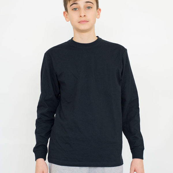 T-shirt Valueweight Bambino Bianca M/lunga - Foto 5