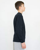 T-shirt Bambino Manica Lunga [Flynn] in Cotone con Polsini