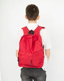 Zaino Scuola Essenziale [Bart] in Nylon con Tasca Porta-cellulare